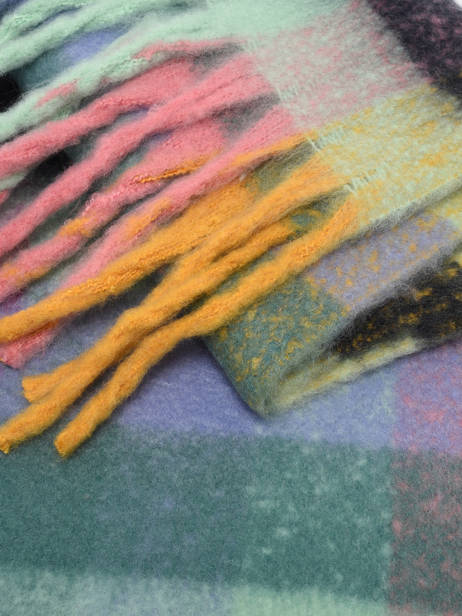 Écharpe Pieces Multicolore jikka 17159947 vue secondaire 1