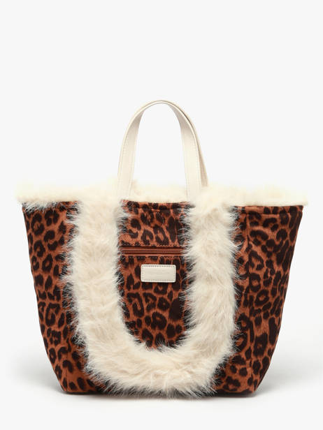 Shoulder Strap Satchel Fur Fur Miniprix Beige fur A471 other view 2