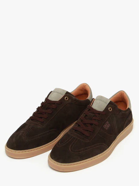 Sneakers Quadra En Cuir Redskins Marron men QUADRA vue secondaire 1