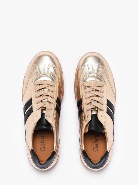 Sneakers En Cuir Gabor Or women 62 vue secondaire 3