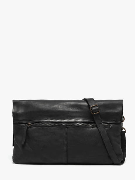 Sac Bandoulière Heritage Cuir Biba Noir heritage BT5 vue secondaire 4