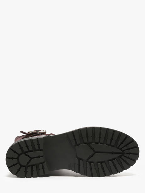 Boots In Leather Mjus Red women L97202 other view 4