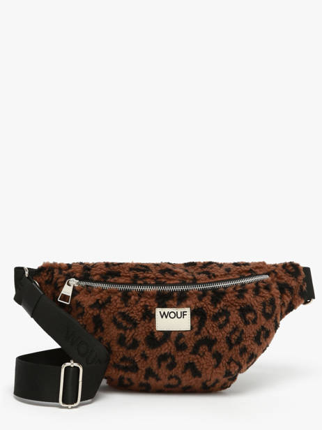 Sac Banane Wouf Marron teddy BW250030