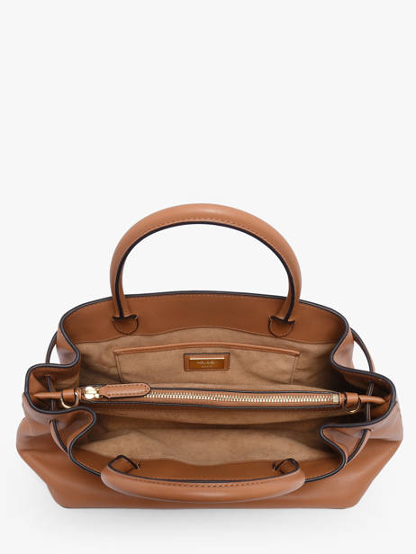 Sac Porté Main Large Blake Cuir Lauren ralph lauren Marron blake 31P03417 vue secondaire 3