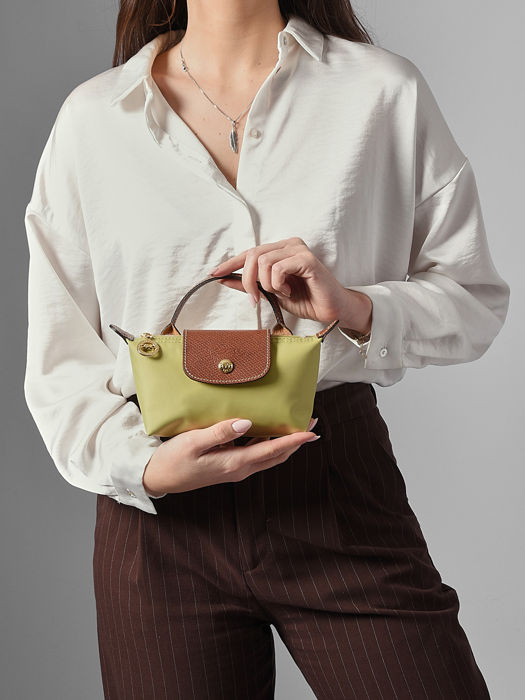 Longchamp Le pliage original Clutches Green