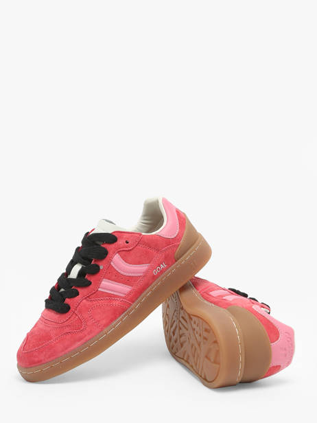 Sneakers Goal En Cuir Coolway Rouge women 7694931 vue secondaire 4