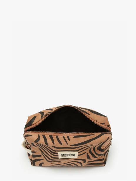 Trousse De Toilette Hindbag Marron tigre TI vue secondaire 1
