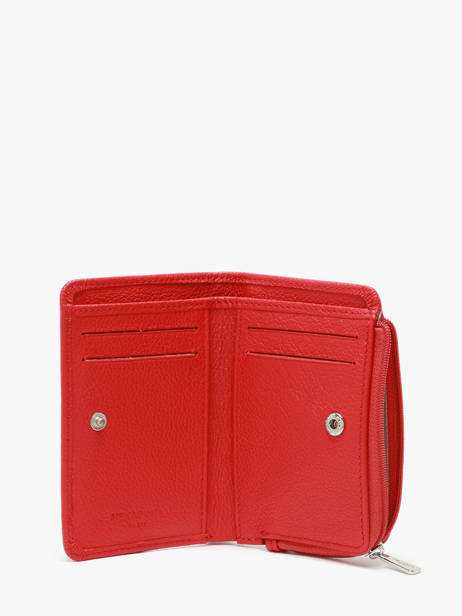 Porte-cartes Confort Cuir Hexagona Rouge confort 468429 vue secondaire 1