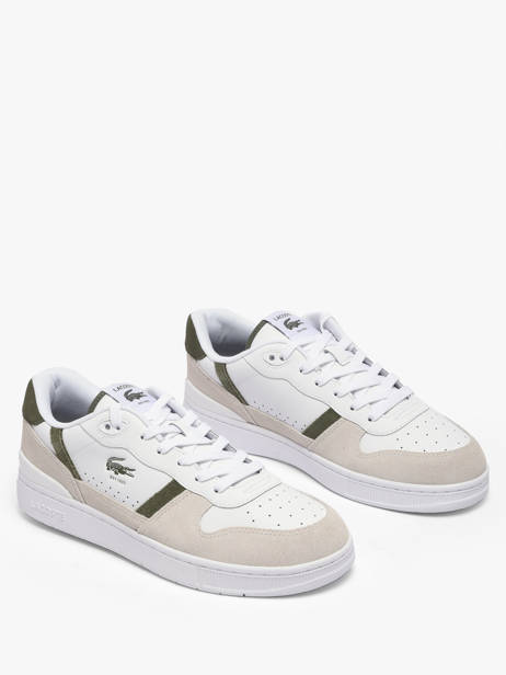 Sneakers En Cuir Lacoste Blanc men 1SMA0168 vue secondaire 2