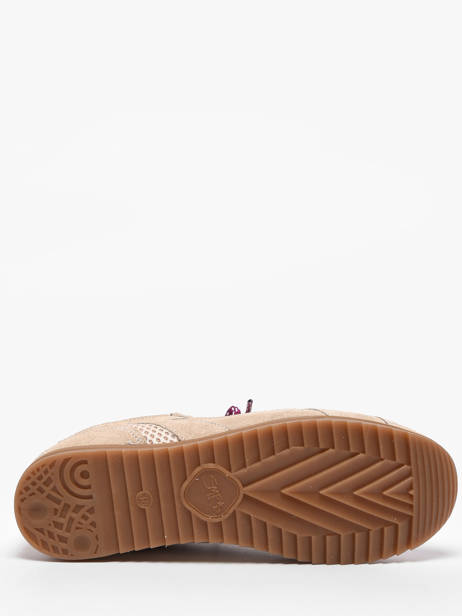 Sneakers Billie En Cuir Semerdjian Beige women BILLI244 vue secondaire 4