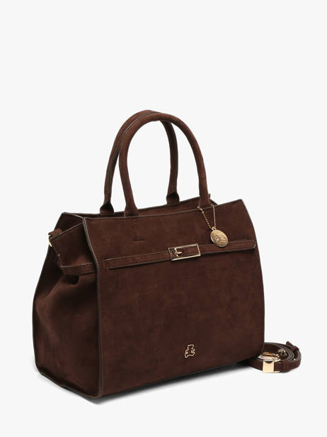 Sac Porté Main Buckle Lulu castagnette Marron buckle D vue secondaire 2