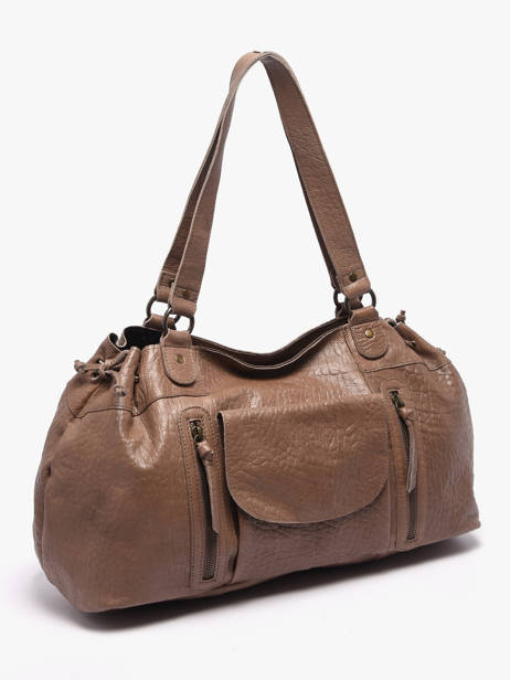 Sac Porté épaule Pihanna Cuir Pieces Marron pihanna 17076422 vue secondaire 2