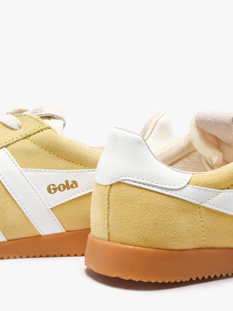 Sneakers En Cuir Gola Jaune women CLB538YA vue secondaire 2