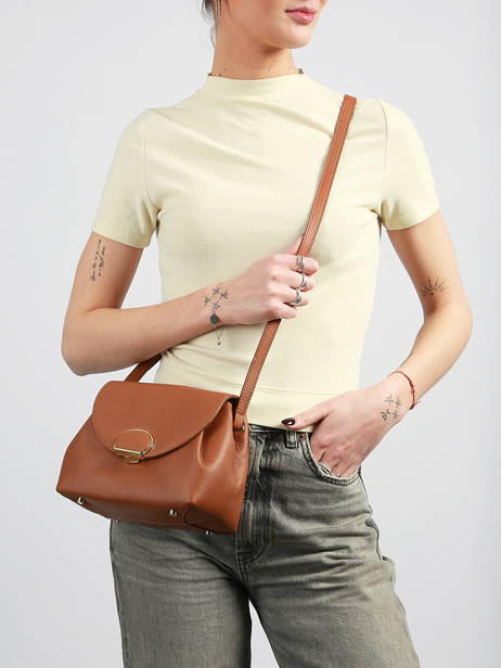 Sac Bandoulière Milano Pia Cuir Lancaster Marron milano pia 130 vue secondaire 1