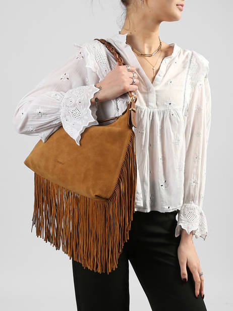 Sac Porté épaule Jess Cuir Vanessa bruno Marron jess 32V40916 vue secondaire 1