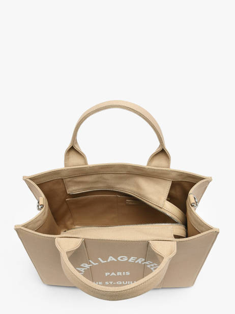 Sac Porté Main Rsg Coton Karl lagerfeld Beige rsg A1W50010 vue secondaire 3