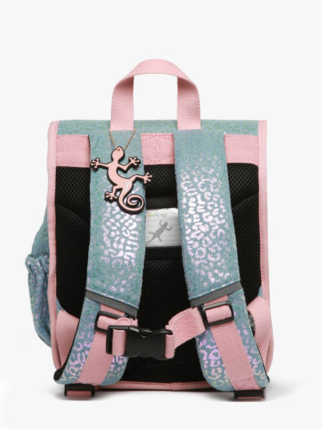 Sac à Dos 1 Compartiment Cameleon Bleu vintage fantasy PBVGSD30 vue secondaire 4