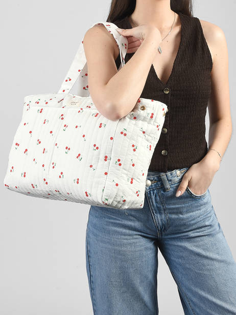 Sac Porté épaule Amour Polyester Miniprix Blanc amour S005 vue secondaire 1