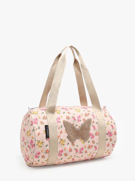 Kids Travel Bag Caramel et cie Pink family FI other view 1