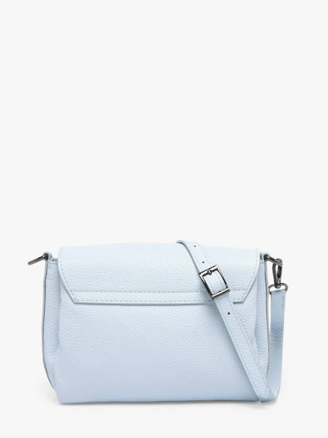 Sac Bandoulière Caviar Cuir Milano Bleu caviar CA24061 vue secondaire 4