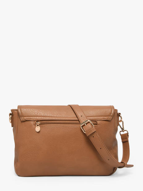 Sac Bandoulière Zip Lulu castagnette Marron zip ALENA vue secondaire 3