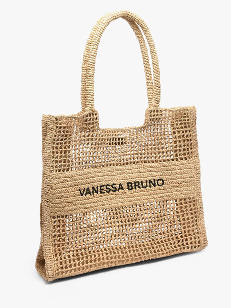 Sac Porté épaule Cabas Raphia Raphia Vanessa bruno Beige cabas raphia 60V40892 vue secondaire 2