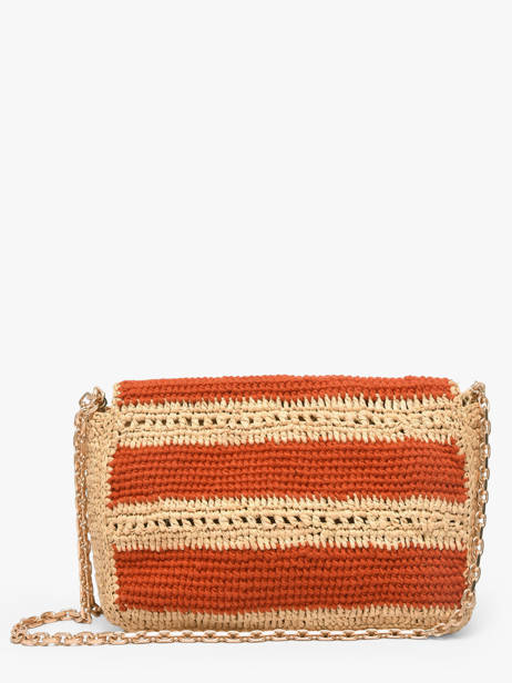 Sac Bandoulière Moon Raphia Raphia Vanessa bruno Orange moon raphia 23V40533 vue secondaire 5