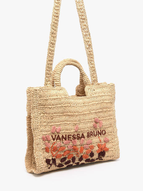 Sac Porté Main Cabas Raphia Raphia Vanessa bruno Beige cabas raphia 24V40884 vue secondaire 2