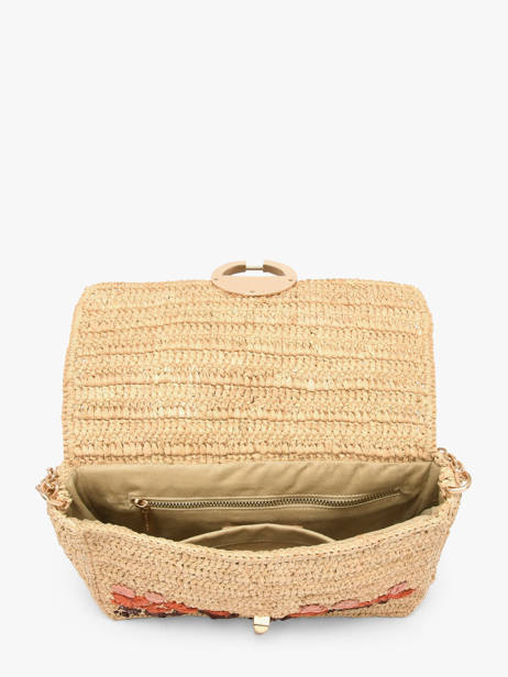 Sac Bandoulière Moon Raphia Vanessa bruno Beige moon raphia 24V40533 vue secondaire 3