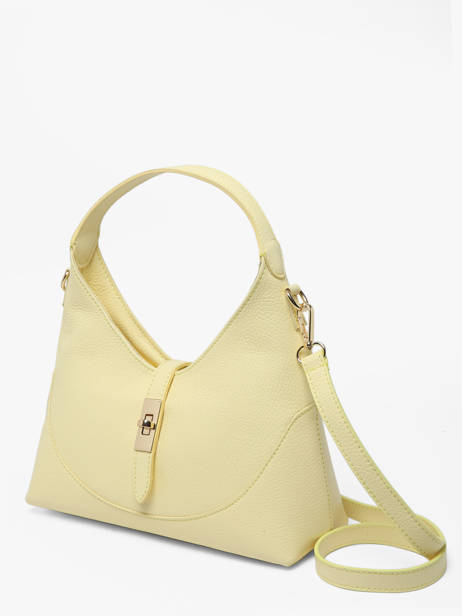 Sac Bandoulière Caviar Cuir Milano Jaune caviar CA26022 vue secondaire 1