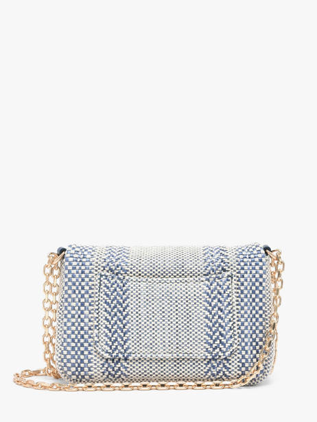 Sac Bandoulière Moon En Cuir Tressé Vanessa bruno Bleu moon 7V40326 vue secondaire 5