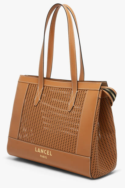 Sac Porté épaule Jour Ajouré Cuir Lancel Marron jour A14011 vue secondaire 2