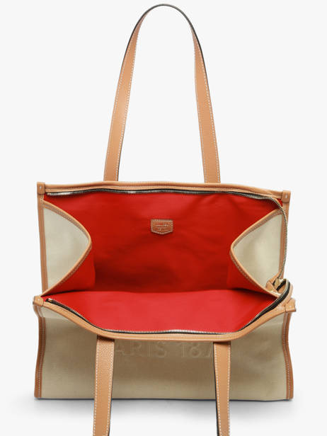 Sac Porté épaule Jour Toile Et Cuir Lancel Beige jour A14028 vue secondaire 4