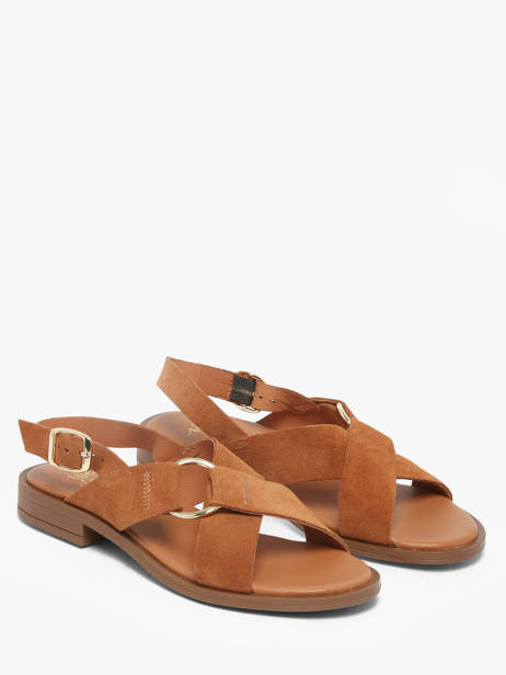 Sandales En Cuir We do Orange women 45126A58 vue secondaire 1