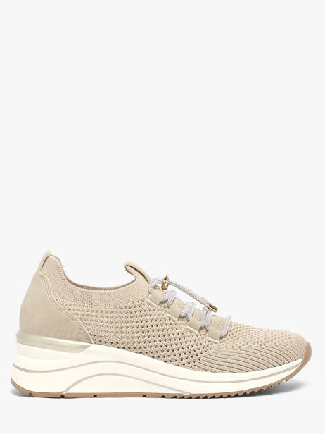 Sneakers Semelle Compensée Remonte Beige women 60