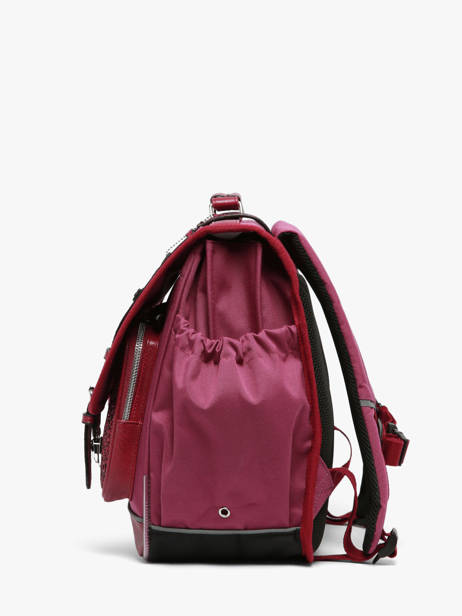 Cartable Enfant 3 Compartiments Vintage Fantasy Cameleon Violet vintage fantasy CA41 vue secondaire 3