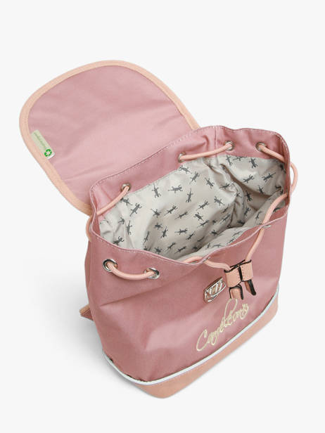 Sac à Dos 1 Compartiment Vintage Fantasy Cameleon Rose vintage fantasy SD25 vue secondaire 4