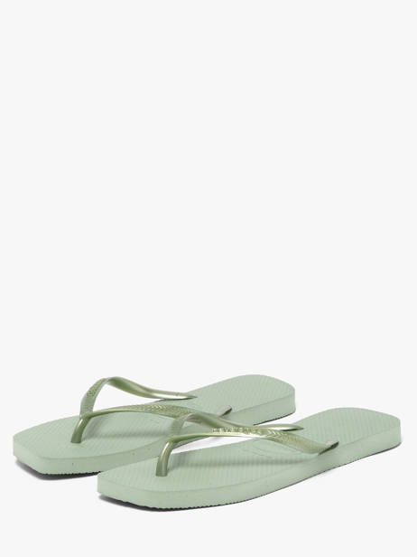 Tongs Havaianas Vert women 4148301F vue secondaire 2