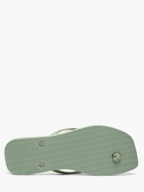 Tongs Havaianas Vert women 4148301F vue secondaire 4