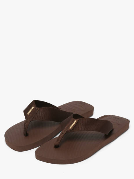 Tongs Havaianas Marron men 4148427H vue secondaire 2