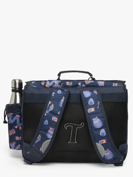 Cartable 2 Compartiments Tann's Bleu les fantaisies g 38155 vue secondaire 4