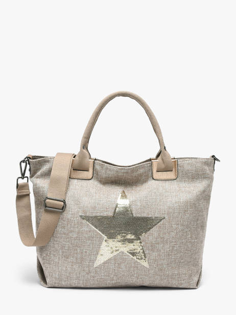 Sac Porté Main Star Polyester Ines de laure Gris star 1685161