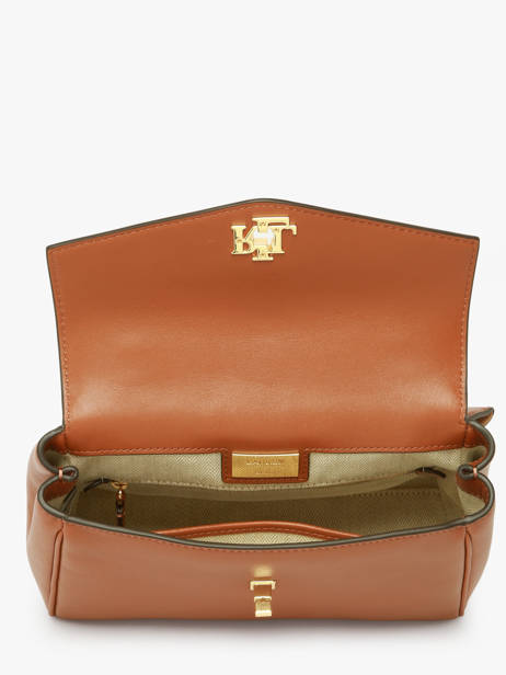 Sac Bandoulière Farrah Cuir Lauren ralph lauren Marron farrah 31P15611 vue secondaire 2