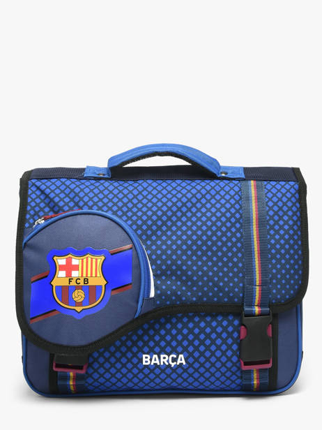 Cartable 2 Compartiments Fc barcelone Bleu barca 25BF203C