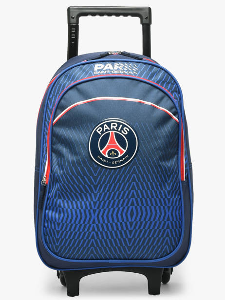 Sac A Dos à Roulettes 2 Compartiments Paris st germain Bleu psg 26AP204R