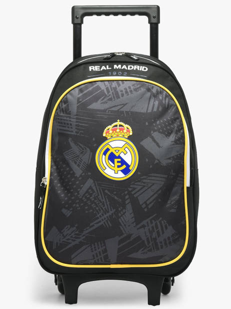Sac A Dos à Roulettes 2 Compartiments Real madrid Noir real 26BR204R