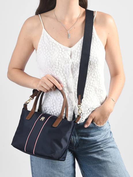 Sac Bandoulière Popette Nylon Tommy hilfiger Bleu popette AW17707 vue secondaire 1