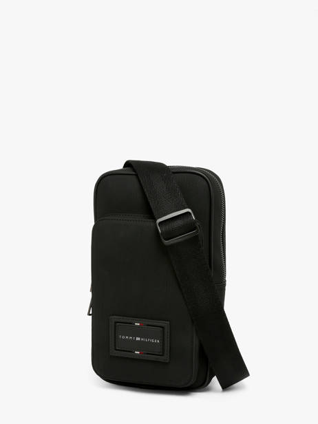 Sac Bandoulière Tommy hilfiger Noir th foundation AM14466 vue secondaire 1