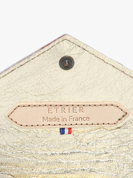 Porte-monnaie Agnes Cuir Etrier Rouge agnes EAGN5018 vue secondaire 2
