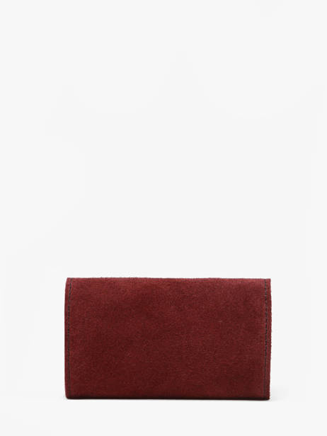Porte-monnaie Agnes Cuir Etrier Rouge agnes EAGN5018 vue secondaire 3
